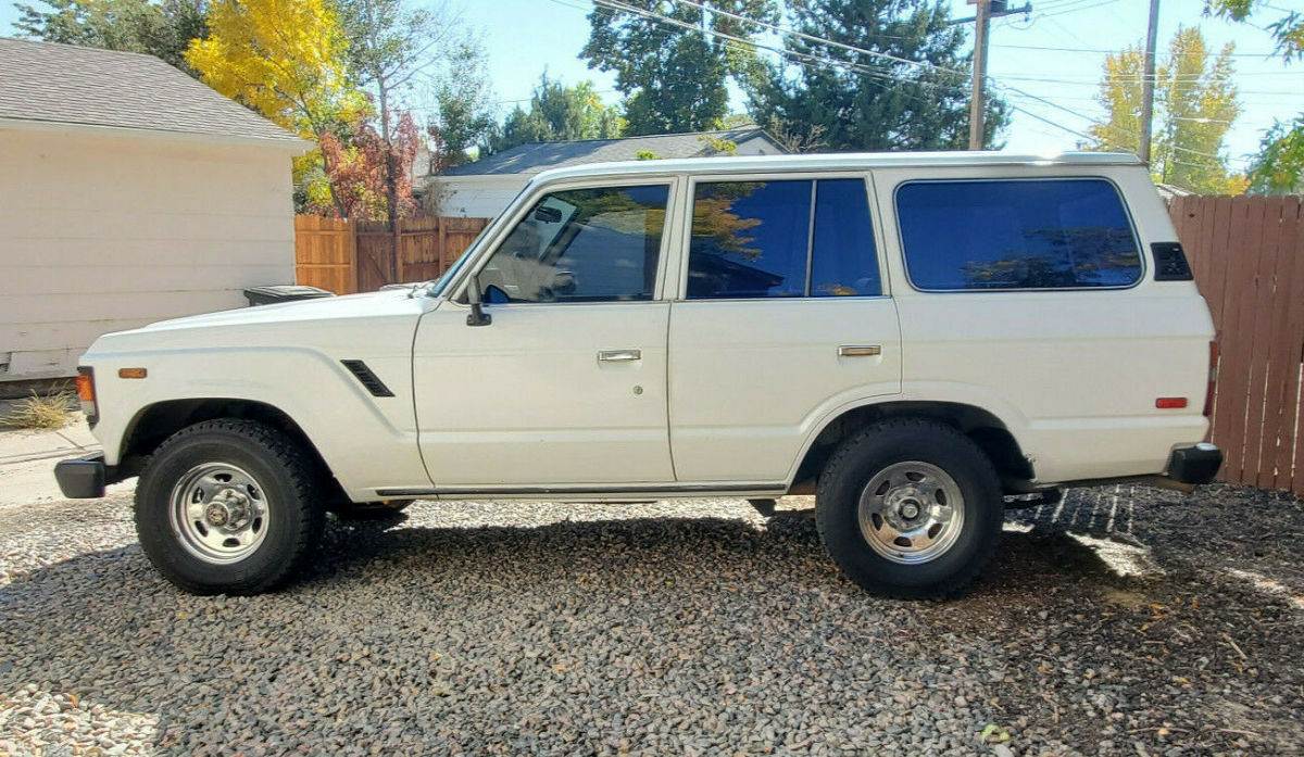 1983 White Toyota Land Cruiser SUV