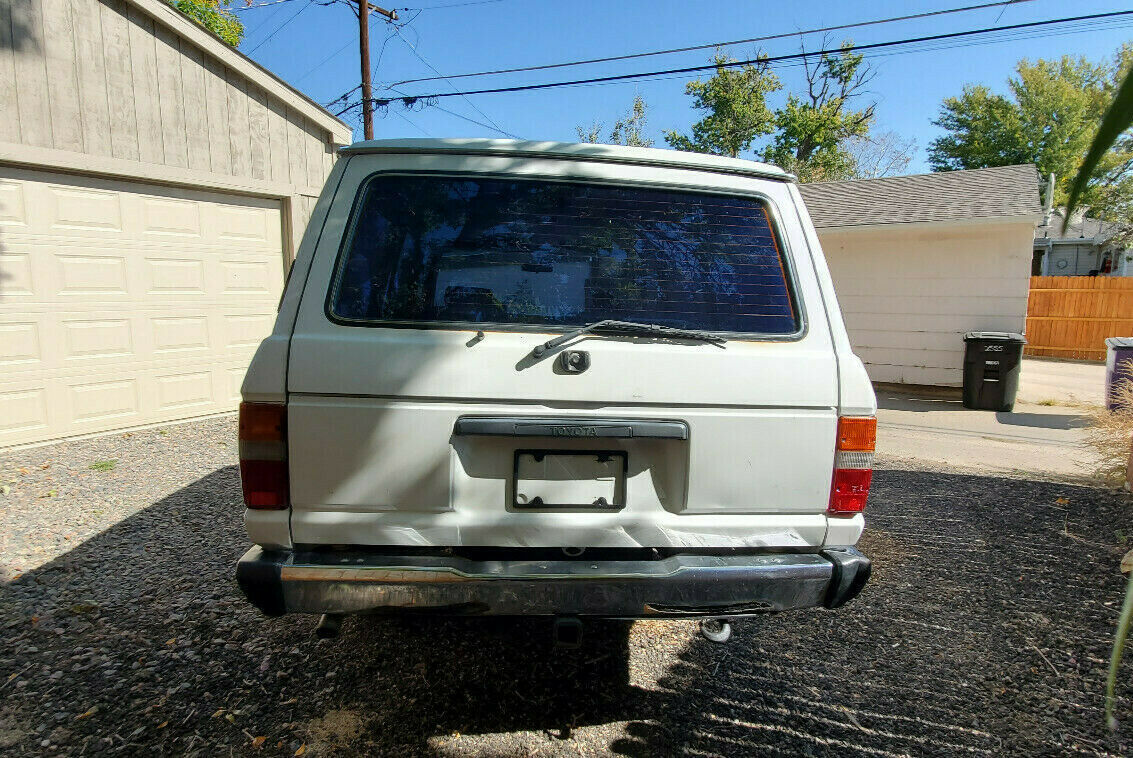 1983 White Toyota Land Cruiser SUV