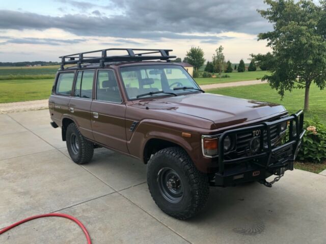 1984 Brown Toyota Land Cruiser
