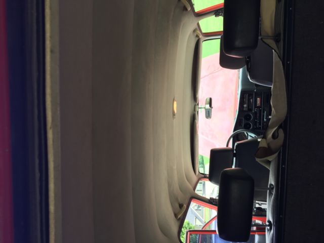 1988 Red Toyota Land Cruiser