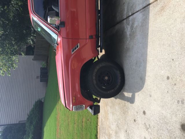 1988 Red Toyota Land Cruiser