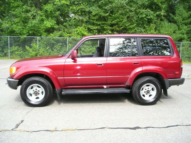 1994 Medium Red Pearl Toyota Land Cruiser SUV