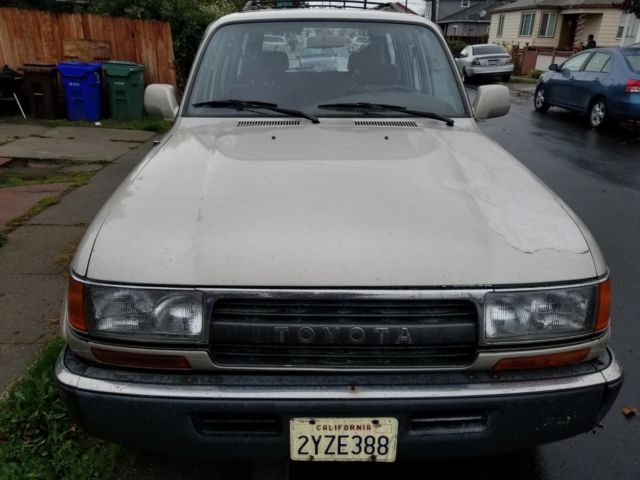 1991 Gold Toyota Land Cruiser SUV