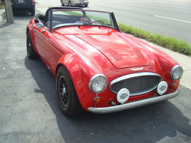 1991 Red Austin Healey 3000 Convertible