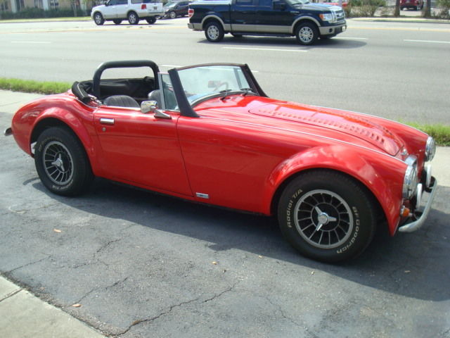 1991 Red Austin Healey 3000 Convertible