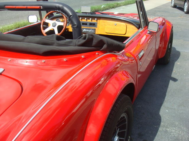 1991 Red Austin Healey 3000 Convertible
