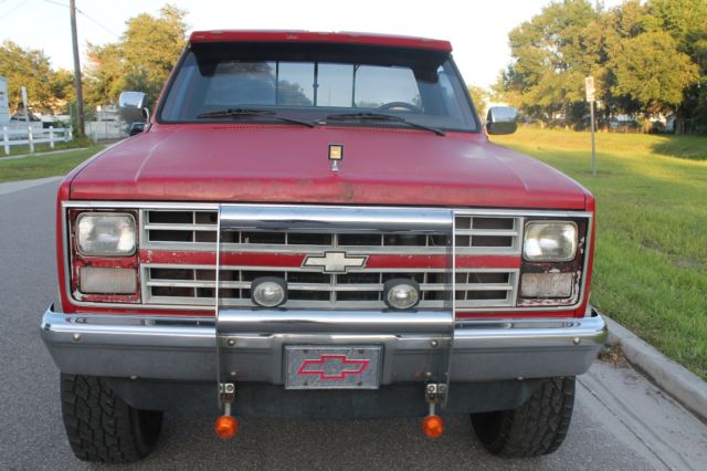 1987 Red Chevrolet C-10 truck short bed