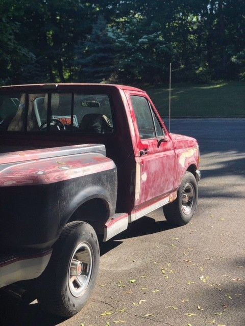 1992 Burgundy Ford F-150