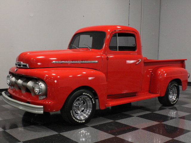 1951 Red Ford F-1 Pickup (Truck)