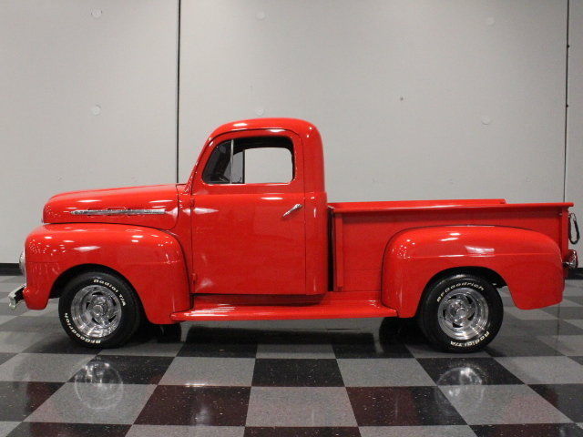 1951 Red Ford F-1 Pickup (Truck)