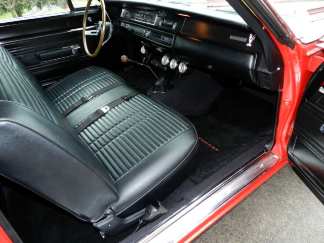 1968 Red Plymouth Road Runner Coupe