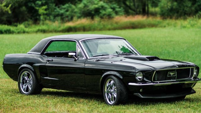 1968 Black Ford Mustang Coupe