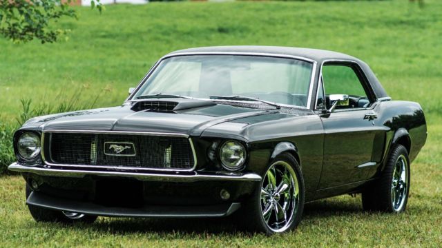 1968 Black Ford Mustang Coupe