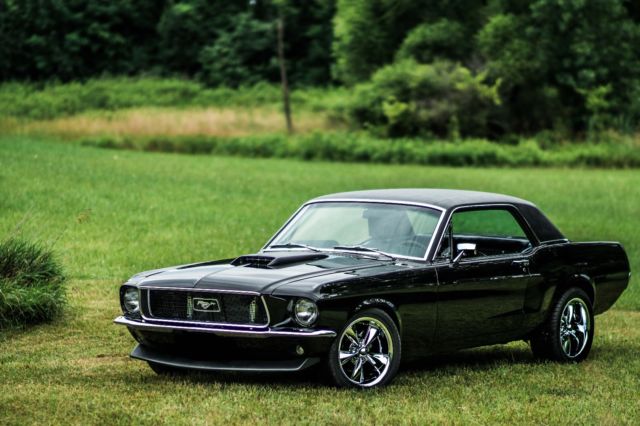 1968 Black Ford Mustang Coupe