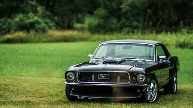 1968 Black Ford Mustang Coupe