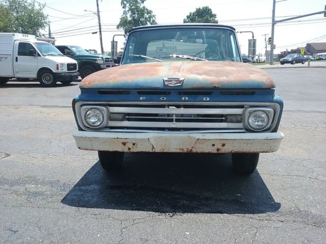1965 Blue Ford F-100 Standard Cab Pickup