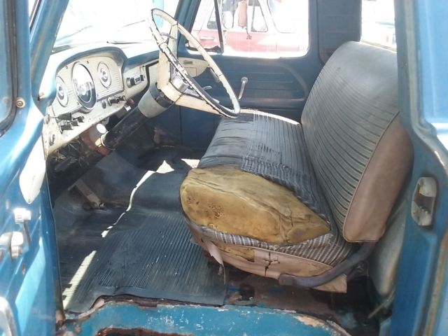 1965 Blue Ford F-100 Standard Cab Pickup