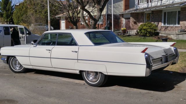 1964 White Cadillac Series 62 Sedan