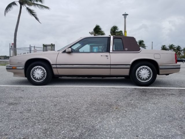 1991 Gold Cadillac Eldorado Coupe