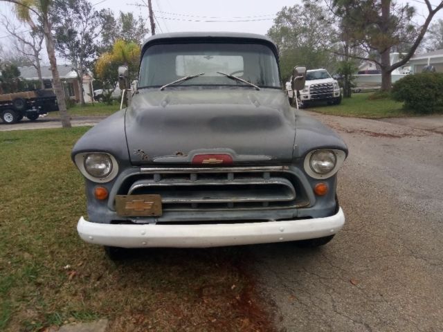 1957 Gray primer Chevrolet Other Standard Cab Pickup