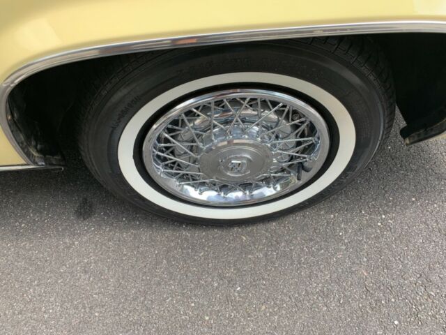 1980 Yellow Cadillac Brougham Sedan