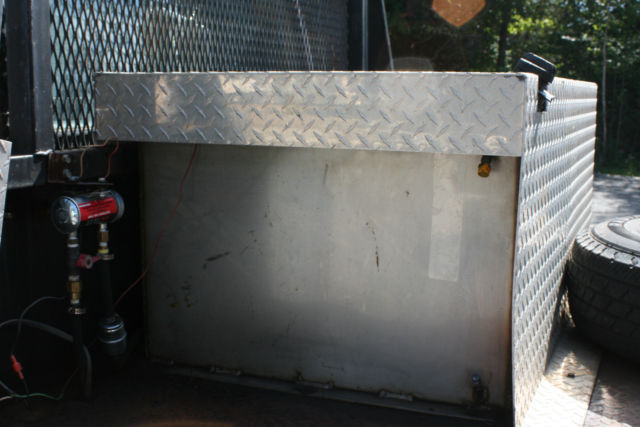 1990 black Ford F-350 Cab & Chassis