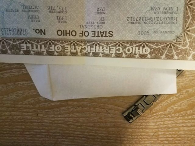 1991 Red Chevrolet Other Pickups STEPVAN