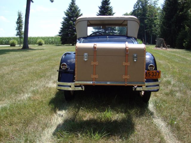 1931 Blue Ford Model A Convertible