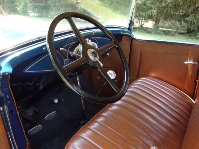1931 Blue Ford Model A Convertible