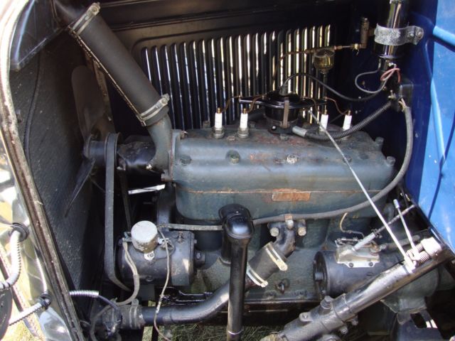 1931 Blue Ford Model A Convertible