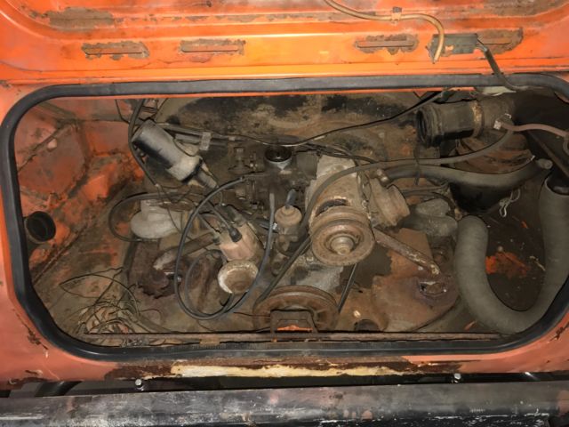 1973 Orange Volkswagen Thing Convertible