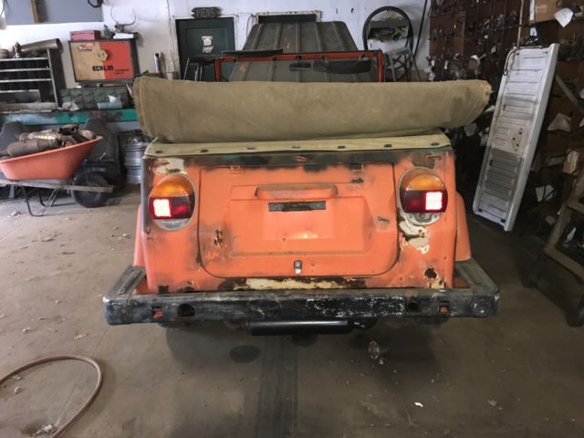 1973 Orange Volkswagen Thing Convertible