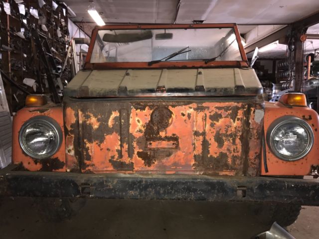 1973 Orange Volkswagen Thing Convertible