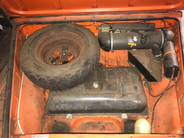 1973 Orange Volkswagen Thing Convertible