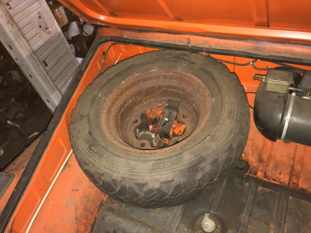 1973 Orange Volkswagen Thing Convertible