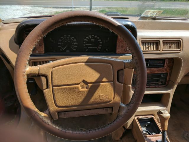 1990 Red Chrysler TC Maserati Convertible