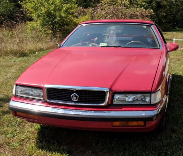 1990 Red Chrysler TC Maserati Convertible