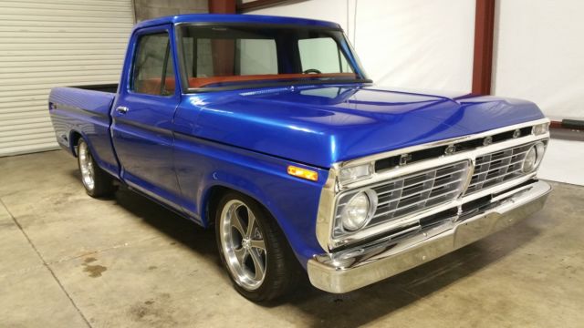 1974 Viper Blue Ford F-100 Pickup Truck