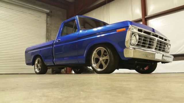 1974 Viper Blue Ford F-100 Pickup Truck