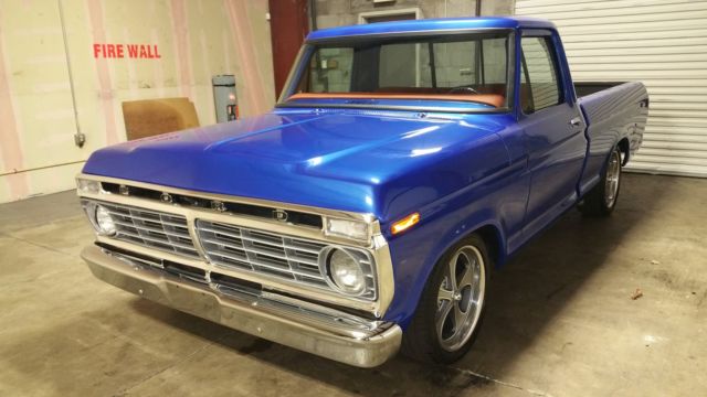 1974 Viper Blue Ford F-100 Pickup Truck