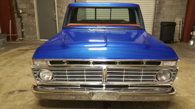1974 Viper Blue Ford F-100 Pickup Truck