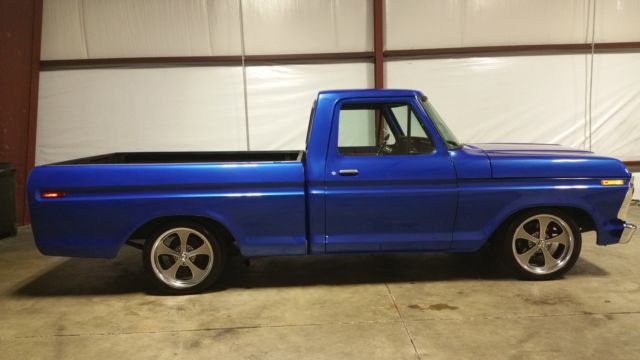 1974 Viper Blue Ford F-100 Pickup Truck