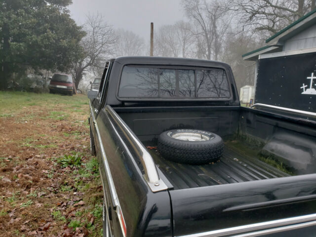 1976 Black Ford F-100 Standard Cab Pickup