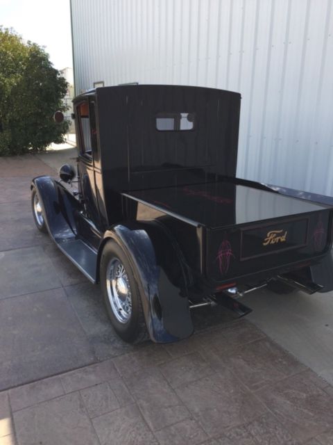 1929 Black Cherry Ford Model A Pickup