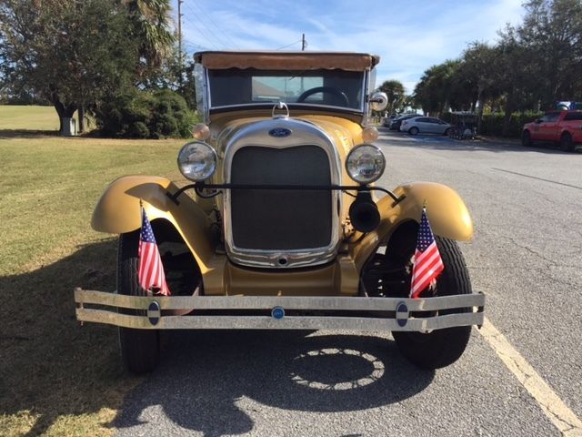 1983 Gold Ford Model A Convertible