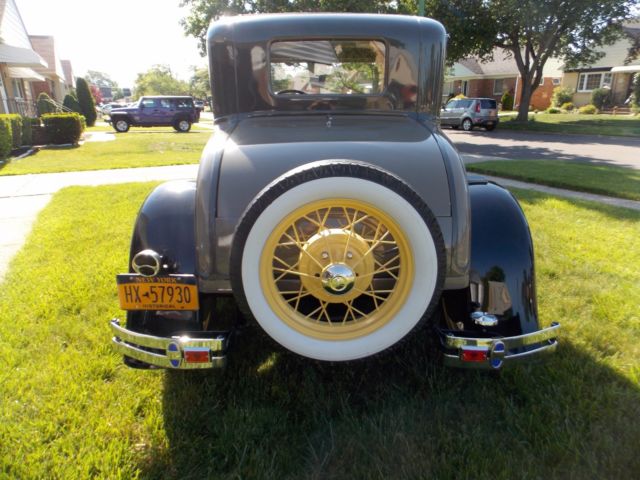 1930 Copra Drab, Chicle Drab Ford Model A Coupe