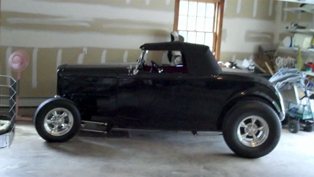 1932 black Ford roadster Convertible