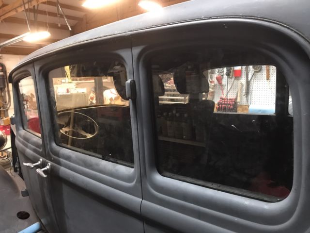 1932 Black Ford Model B Sedan