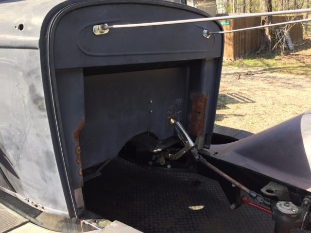 1932 Black Ford Model B Sedan