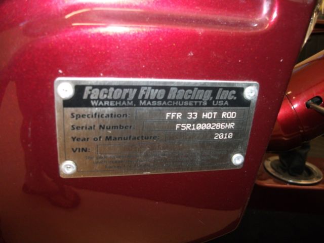 1933 Currant Red Ford Roadster Convertible